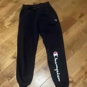 black champion sweatpants